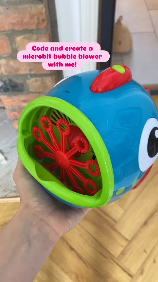 Coming up with projects for Young Innovators Club is never dull! Follow the process of developing a bubble blower for a camp project using a servo, 3D printed wand, motor and a micro:bit! It’s about trying to combing coding, creative freedom and problem solving in a way that’s got a fun outcome! #younginnovatorsclub #codingforkids #childrenscoding #creativecoding #stemeducation