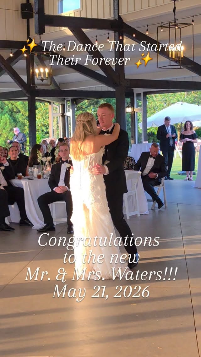 ✨ The Dance That Started Their Forever ✨
Congratulations again to the new Mr. & Mrs. Waters! Watching you share your first dance as husband and wife was truly unforgettable. The way you held each other, smiled, and soaked in that moment said everything about the love you share.
Thank you for letting CM Music Factory help set the tone for such a special memory. Here's to a lifetime filled with moments just as beautiful. 🥂✨
05.21.2026
#FirstDance #Weddings #GABrides #GeorgiaWeddings #AtlantaWeddings
