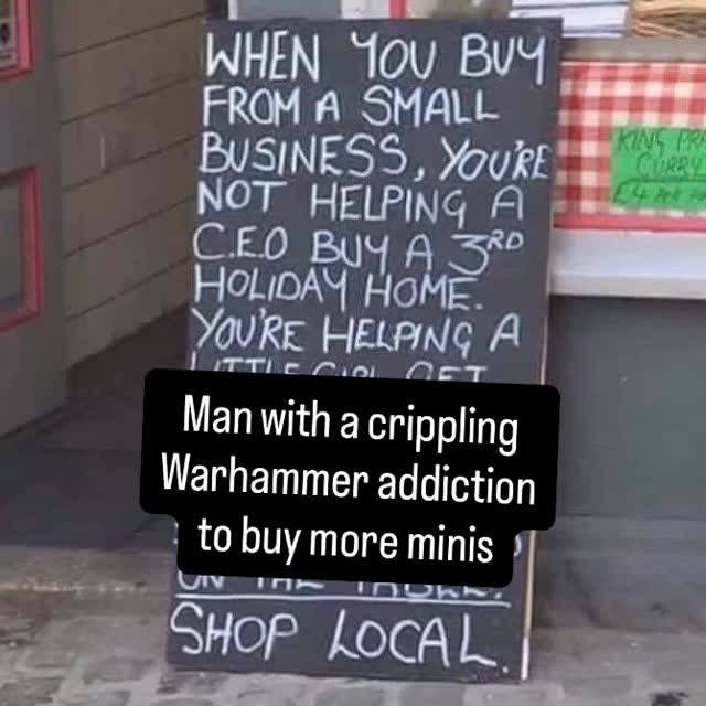 Please shop local, I really need a Norn Emissary for my Tyranids 👍
#warhammer #shoplocal #smallbusiness #hertfordshire #photographer