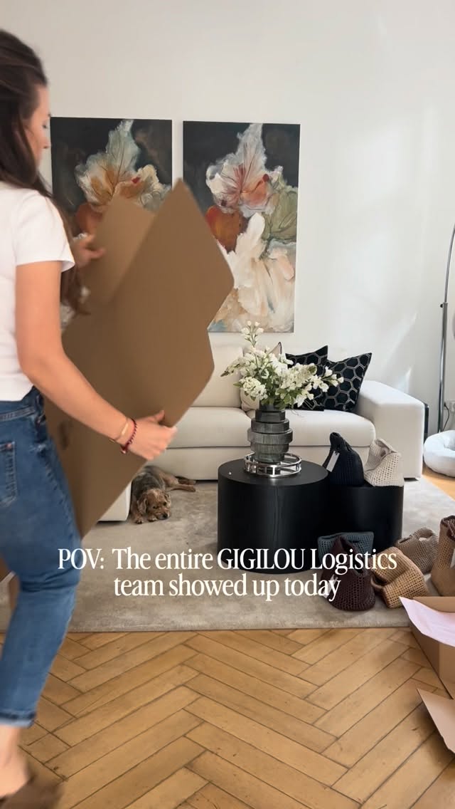 A normal day at GIGILOU HQ.
Packing your orders while managing the world’s most chaotic logistics team.
Thank you for supporting this little dream — every order is packed with so much love 🤍