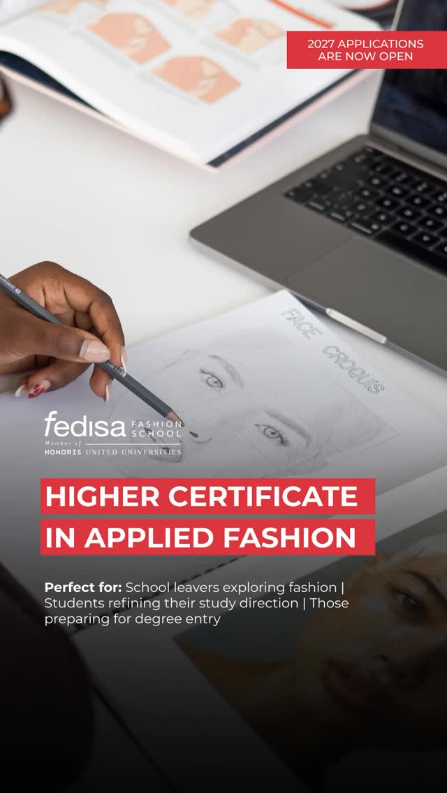 This week, we are highlighting FEDISA’s Higher Certificate in Applied Fashion.
This one-year programme is designed for students who want to build a strong foundation in both fashion creation and fashion retail. Through a combination of practical learning and theory, students develop core skills in design, garment construction, fashion communication, business, and creative expression.
In this video, our students and lecturers share their experience of the programme and what it means to study in an environment focused on industry preparation, creativity, and hands-on learning.
The Higher Certificate also creates a pathway into further studies within FEDISA’s degree programmes while preparing students for entry-level opportunities within the fashion industry.
Your fashion journey starts here. 🎈
#FEDISA #HigherCertificate #AppliedFashion #StudyFashion #FashionEducation CapeTownFashion FashionIndustry CreativeEducation FutureOfFashion