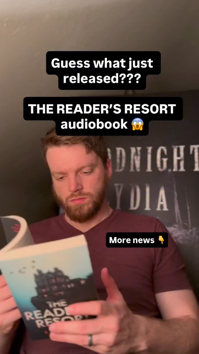 Yes, The Reader’s Resort is now on Audible!! And if you love narrators who thrive at creating distinct voices for the characters, you have to try this out!! 👀
In other news, GOODNIGHT LYDIA will be out very soon! I’m finishing it up now, and I can’t wait to share it with everyone 😊
#bookstagram #thrillerauthor #thrillerbooks