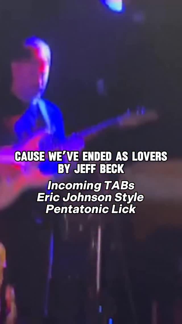 Some more footage from last weekends show 🎸 Tabbed out a fun Eric Johnson style kick for you guys 🤘🏻Downloadable tab files are available on my patreon. Link in bio
#guitar #music #guitarlessons #guitarsolo