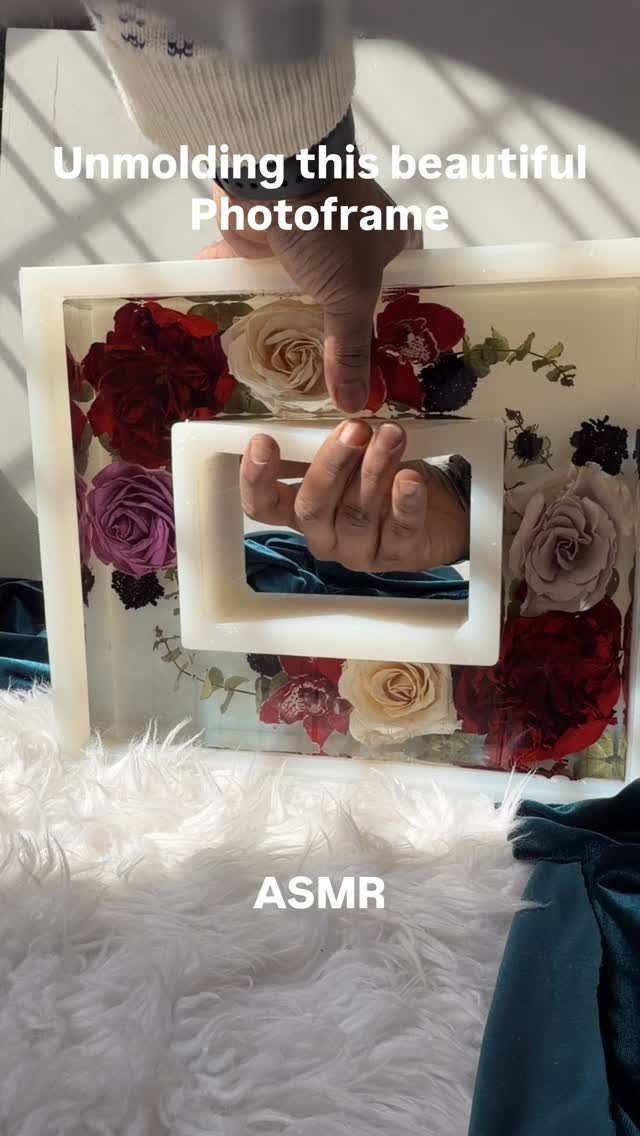 Unmold this photo frame with me ✨
Made with real wedding flowers, preserved forever into a keepsake you can display every day 🤍
This frame fits a 5x7” photo in the center — perfect for your favorite wedding memory 💐
Watching the reveal never gets old 🌸
Mold: @zapp3d_design use code ‘Pranal5’ for discount
Resin: @superclearepoxy liquid glass. Use the link in linktree bio and code ‘Pranal5’ for additional discount. The coupon can be stacked on current discounts they are running.
.
#WeddingFlowers #FlowerPreservation #ResinArt #WeddingKeepsake #PressedFlowers #BridalBouquet #ResinFrame #WeddingMemories #BouquetPreservation #floralart
