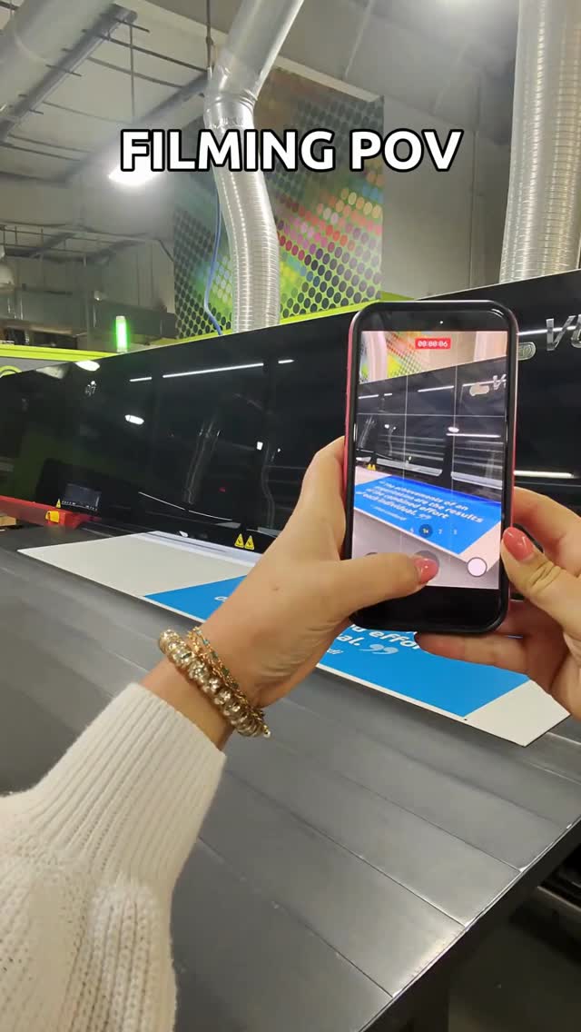 Behind the scenes of filming content in the print shop! 🎥 🖨️
#YourOmega #PrintShop #MetaGlasses #POV #Print