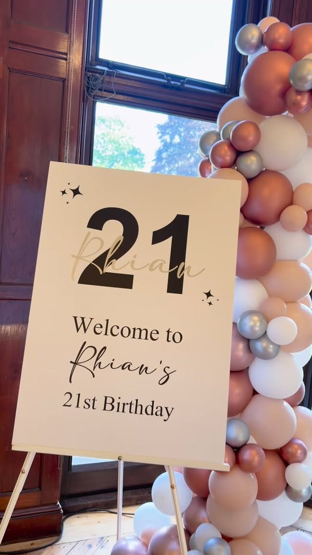 @insolecourt dressed up for a 21st birthday celebration π
#balloonarch #led #cardiffballoons