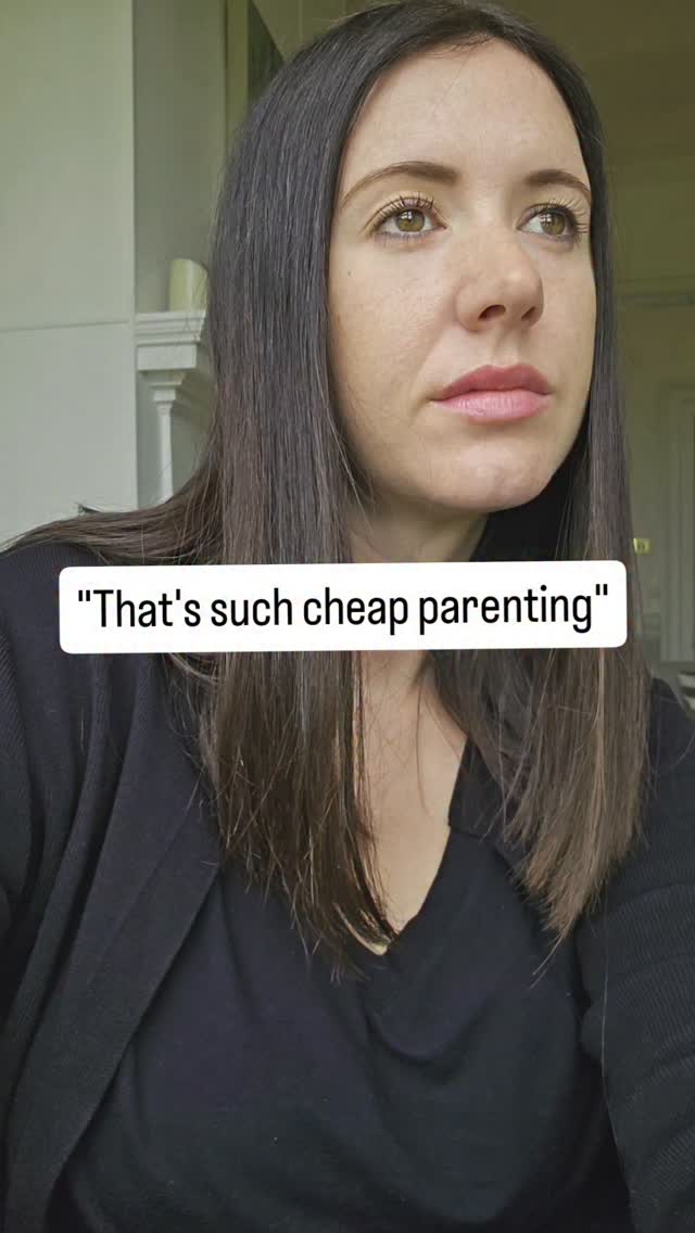 Anyone ever made you feel like a "cheap" or "lazy" parent?...
Now obviously this is not the goal. BUT sometimes it literally feels like the only option when you've got nothing left.
My honest opinion as a psychotherapist - as long as nobody is at risk of harm and it is not our usual or default position... cheap and lazy as survival sometimes is absolutely ok!
Follow for more parenting insights 🥰