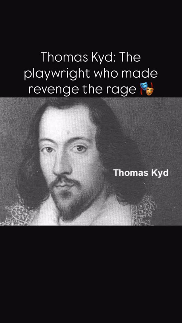 ✨ Spotlight on Thomas Kyd:
Thomas Kyd: The Playwright Who Made Revenge the Rage 🎭
Before Shakespeare mastered tragedy, Thomas Kyd set the stage for what audiences craved in Renaissance England.
Kyd’s The Spanish Tragedy (c. 1587) popularized the revenge tragedy, a genre packed with ghosts, madness, moral dilemmas, and shocking violence. His plays spoke directly to the mixed audiences of public playhouses, blending high rhetoric with raw emotion and spectacle.
Thomas Kyd:
· Introduced the revenge-driven plotthat shaped Elizabethan drama
· Influenced Shakespeare’s Hamlet and later tragedies
· Proved theater could be intellectually complex and wildly entertaining
Kyd’s characters wrestle with justice in a corrupt world, where legal systems fail and revenge feels like the only path forward. This moral tension became a defining feature of Renaissance drama and directly shaped later masterpieces, most notably Shakespeare’s Hamlet.
Thomas Kyd proved that tragedy could be popular, and unsettling all at once. This was a blueprint Renaissance theater would follow for decades.
#Theatre
#Renaissance
#Drama
#Revenge
#TheSpanishTragedy