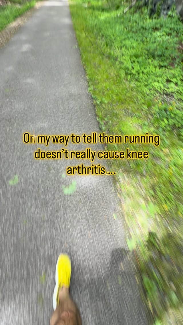 Runners have less prevalence of osteoarthritis than sedentary individuals!
Your knees weren’t made to be protected from running, they were made to run.
The research on osteoarthritis and recreational running consistently challenges the intuition that impact is equivalent to damage. A 2017 analysis found that recreational runners had significantly lower rates of hip and knee OA compared to sedentary individuals, and even compared to competitive runners. The dose-response relationship matters here. Moderate, consistent mileage appears to be chondroprotective, not destructive.
The mechanism makes sense when you think about it: cartilage is avascular. It gets its nutrients through compression and decompression and this is exactly what running provides. Sedentary loading produces no up regulation of connective tissues . Cyclical loading feeds it.
A 2023 updated systematic review by Dhillon et al. (Orthopaedic Journal of Sports Medicine) reinforced what the data has been telling us for years: knee pain prevalence was significantly higher in non-runners than in runners (p < .0001), and running was not associated with worsening radiographic signs of knee OA and furthermore may even be protective.
Follow for more science and inspiration 👇
Dhillon J, Kraeutler MJ, Belk JW, Scillia AJ, McCarty EC, Ansah-Twum JK, McCulloch PC. Effects of Running on the Development of Knee Osteoarthritis: An Updated Systematic Review at Short-Term Follow-up. Orthop J Sports Med. 2023 Mar 1;11(3):23259671231152900. doi: 10.1177/23259671231152900. PMID: 36875337; PMCID: PMC9983113.
#osteoarthritis #kneehealth #running