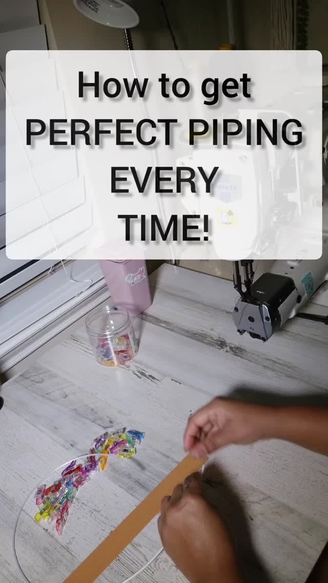 Oldie, but a goodie! #bagmaking #piping #diybag #learntosew #crafty