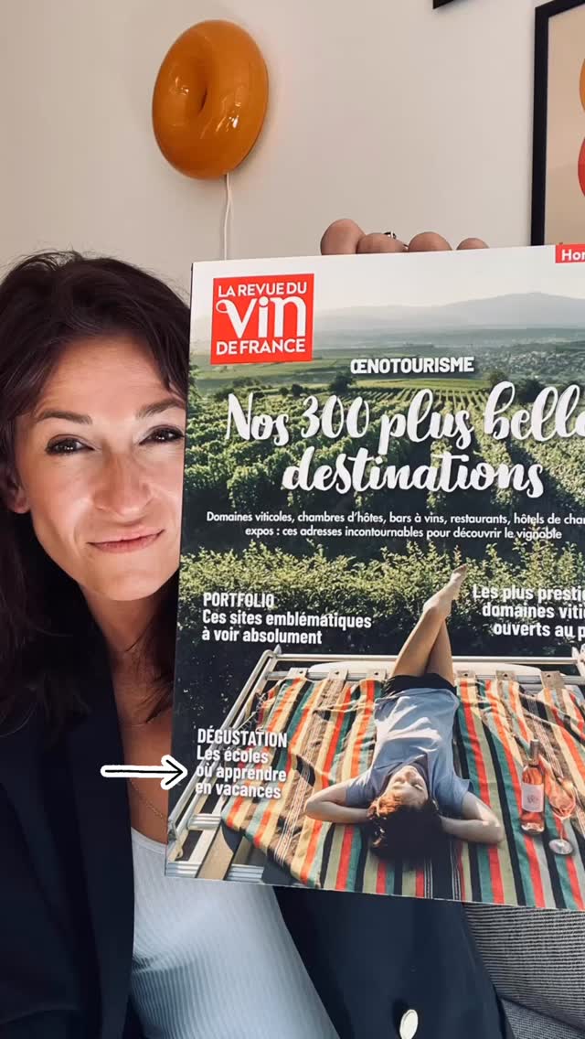 🍷Merci la @larvf_mag ⭐️d’avoir mis en lumière @lapogeeduvin (notre branche « atelier dégustation » de notre école qui existe depuis 10ans! Connaissez vous Le vin sur la Lune ? notre branche école pour les pro #vin #ecoleduvin #degustationdevin #formation