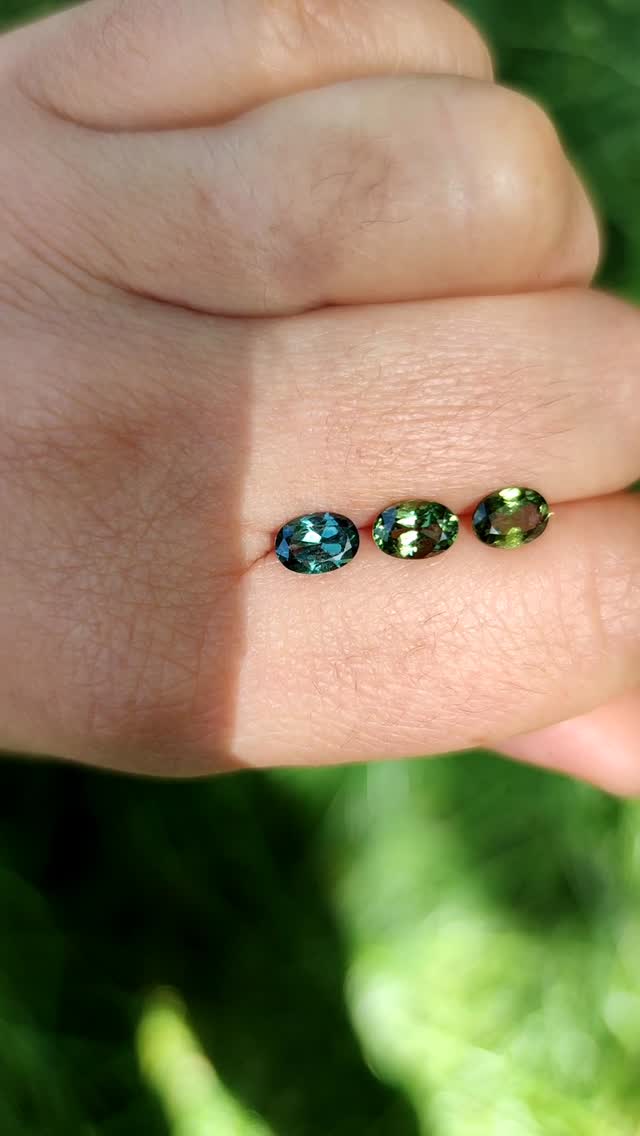 Sapphires in the sunshine 💚🌞👌