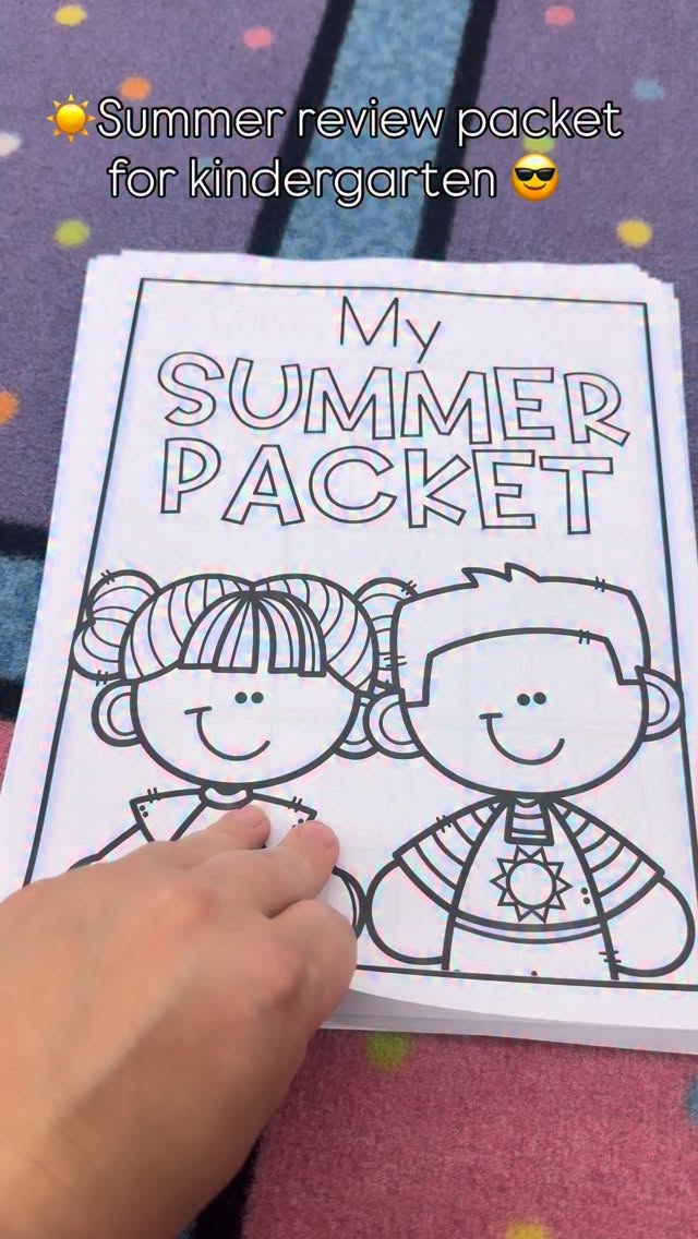 ☀️😎🌈 Kindergarten summer review packet. Perfect to copy and send home for students review phonics and math skills they learned throughout the year. Differentiated so you can make individualized packets to match your students’ needs.
Comment “summer” to be sent the 🔗
#kindergartenteacher #kindergarten #kindergartenactivities
