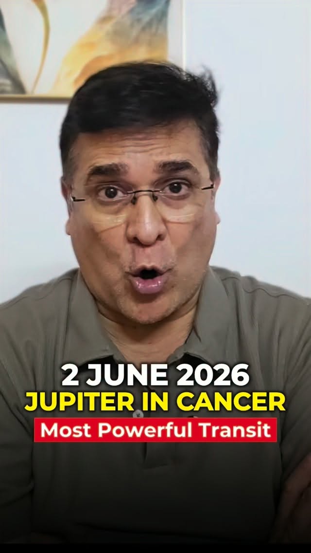 On June 2nd, 2026 — one of the biggest astrological shifts of the decade begins.
And most people have no idea what’s coming.
Jupiter — the planet of wealth, wisdom, marriage, luck, children, and destiny — is entering Cancer.
And in Cancer, Jupiter becomes EXALTED.
This is not an ordinary transit.
This is the kind of cosmic event that can shift economies, governments, family structures, and personal destinies worldwide.
If you’ve been feeling emotionally lost, financially blocked, or spiritually disconnected — this transit could change everything.
Here’s what Jupiter in Cancer may trigger globally:
• Massive real estate and housing growth
• Water, food, agriculture, and climate themes dominating headlines
• A global spiritual awakening — more people turning to healing, astrology, meditation, and yoga
• Emotional intelligence rising over ego and chaos
• Governments focusing on homeland security, public welfare, and family values
But here’s the real question…
Which zodiac signs will rise the most?
Which signs need to slow down and be careful?
Watch the full video for your detailed zodiac prediction and hidden opportunities during Jupiter in Cancer 2026.
Comment your zodiac sign below.
Save this before June 2026 begins.
#JupiterInCancer #JupiterTransit2026 #Astrology #ZodiacSigns #Horoscope AstrologyPredictions VedicAstrology