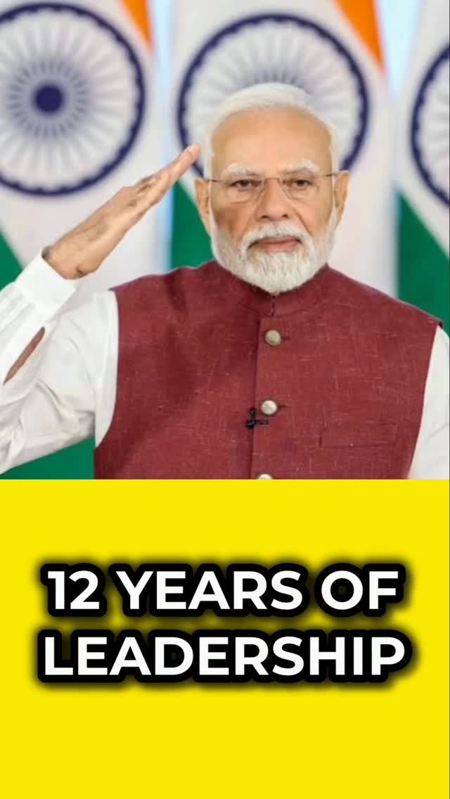 From May 26, 2014 to May 26, 2026 — 12 years of leadership.
Prime Minister Narendra Modi is now the 2nd longest-serving PM in India’s history.
Wishing him strength, health, and continued service to the nation. 🇮🇳