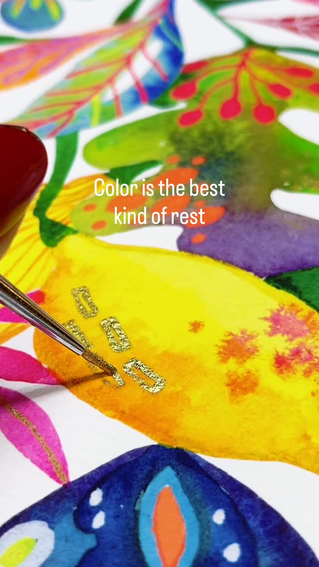 🇬🇧 This is what a long weekend looks like when color leads.
An imaginary garden. No rules. No boundaries. Just watercolor finding its own way.
Send this to someone whose day needs more color.
caroline-venencie.fr
🇫🇷 C’est à ça que ressemble un long week-end quand la couleur décide.
Un jardin imaginaire. Pas de règles. Pas de limites. Juste l’aquarelle qui trouve son propre chemin.
Envoyez ça à quelqu’un dont la journée a besoin de plus de couleurs.
caroline-venencie.fr