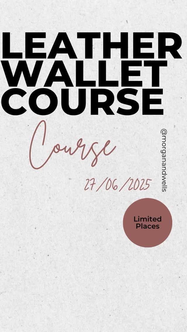 I have a couple of leatherworking courses coming up next month in York with a few places still available.
All the details can be found here - although the hardest part might just be deciding whether to make a handmade leather wallet or a classic leather belt.
A relaxed day of traditional leathercraft, good coffee, sharp tools and properly satisfying making. No experience needed — just come and make something you’ll actually use for years.
Perfect if you’ve been looking for:
• Things to do in York
• Creative workshops in Yorkshire
• Father’s Day gift experiences
• Leathercraft classes for beginners
• Handmade leather belt workshop
• Make your own wallet course
• Artisan craft workshops UK
• Heritage craft experiences
#LeathercraftCourse #LeatherWorkshop #YorkshireWorkshops #YorkEvents #LeatherworkCourse Leathercraft MakeYourOwn HandmadeLeather TraditionalCraft YorkshireMakers CraftWorkshop WalletWorkshop BeltMaking HandmadeInYorkshire SlowMade FathersDayGiftIdeas ExperienceGift CreativeWorkshop LearnLeatherwork YorkshireLife
https://www.morganandwells.co.uk/leatherwork-course