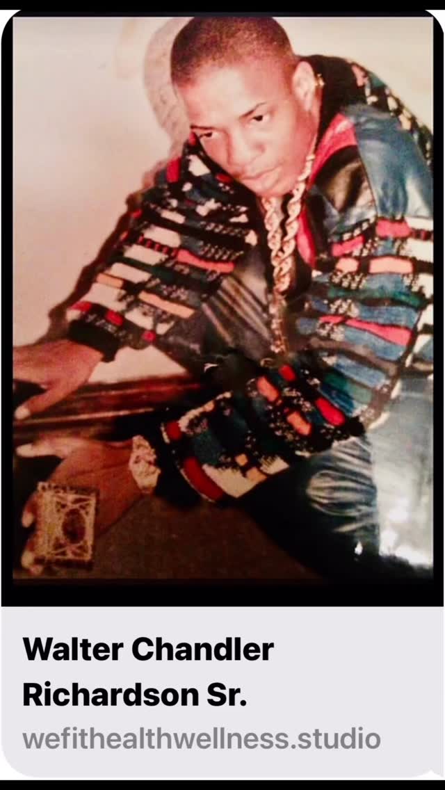This Is One Of The Reasons Why The Work We Do Is Near & Dear To Our Hearts God Turned Our Pain Into Our Purpose, To Glorify Him (Jesus Christ).
We Answered His Call ☎️
In Living Memory Of
Walter C.Richardson
https://www.wefithealthwellness.studio/post/copy-of-walter-chandler-richardson-sr