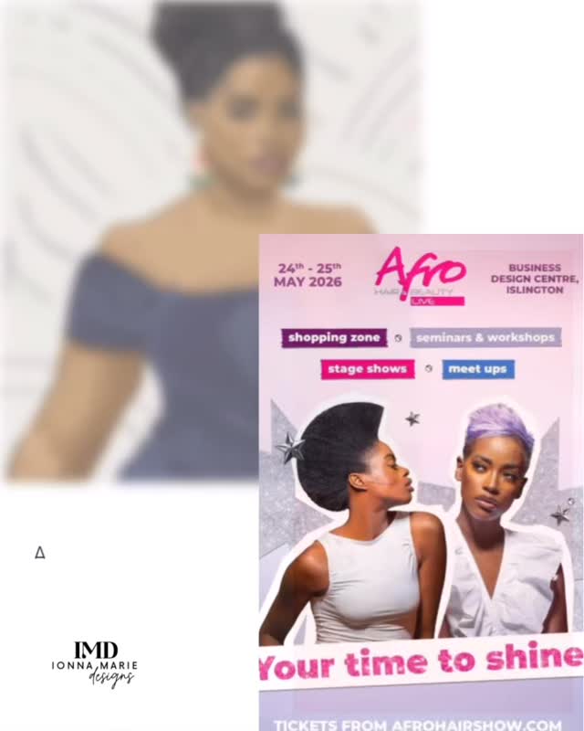 London… I’m bringing something special with me this Bank Holiday weekend 👀✨
Find Ionna Marie Designs at the Afro Hair & Beauty LIVE 2026, in the Lifestyle area situated on the ground floor, Stand L8.
If you love art, culture, creativity, and beautiful things that make everyday life feel more inspiring… you need to stop by.
I’ll be unveiling brand new pieces, including:
✨ Greeting cards
✨ Mugs
✨ & more
Whether you’ve supported me before or you’re discovering my work for the first time, come experience the artwork up close, browse the new collection, and say hello in person.
📍 Business Design Centre, Islington, London
📆 Sunday 24th & Monday 25th May 2026
⏰ Doors open at 10:30
📍 Stand L8
Save this post, tag your shopping partner, and come find me ✨
#AfroHairAndBeautyLive #IonnaMarieDesigns #BlackCreative #LondonEvents #SupportBlackArtists