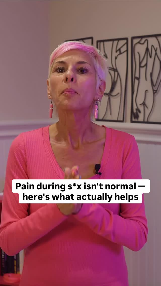 Pain during s*x is not something you should push through, ignore, or accept to keep the peace.
There are real, evidence-based solutions — and most women don’t know all of them exist.
We’re talking quality lubricants and moisturizers, hormonal and non-hormonal treatments (with the right clinician), pelvic floor PT, honest communication with your partner, and yes — positioning tools that actually make a difference.
You deserve to feel good. Full stop.
A new episode of Taboo To Truth just dropped today! Listen or watch wherever you get your podcasts. I think you will want to watch this episode😉 Link in bio
