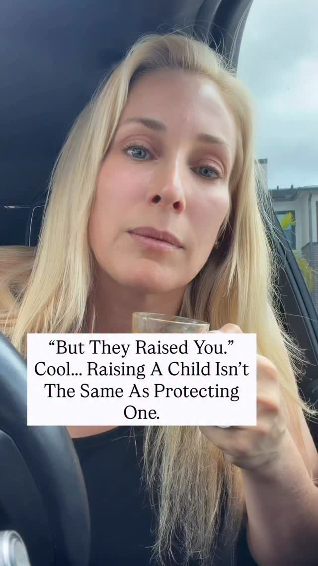 “But they raised you.”
Cool…Raising a child isn’t the same as protecting one.
Just because someone was present doesn’t mean they were safe.
Just because someone provided doesn’t mean they were kind.
Just because you had a roof over your head doesn’t mean you felt at home in your own body.
Raising someone isn’t a blank check. It’s not a free pass on accountability. And a few good moments don’t erase years of harm.
Here’s the truth people struggle to hold:
You can acknowledge they raised you and still admit the way they raised you hurt you.
Both can be true. One does not cancel out the other.
Gratitude and grief can exist in the same breath. ❤️🩹
📧 Comment BOLD and I’ll send you my FREE guide with some of my favorite books, podcasts, healing tools, and self-care favorites.