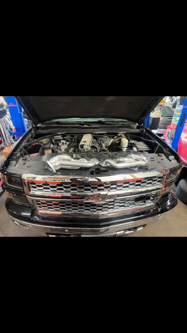 Headers and few changes to the calibration. #alsdriftshop #minnesota #Chevy