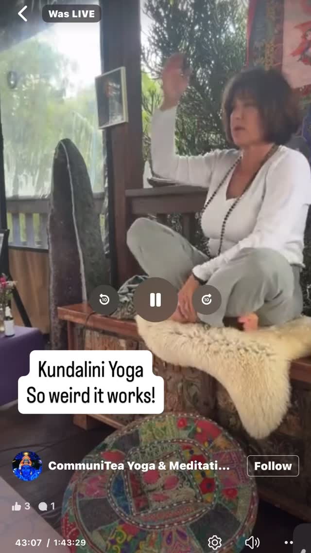 To say that some of the Kriyas in Kundalini Yoga class are weird is an understatement. Many times we’re doing things that are out of the ordinary that you wouldn’t normally do for a complete nervous system reset. It also helps from taking yourself yourself and the world too seriously! #HealingHappensHere #KundaliniYoga #soweirditworks #Meditation#nervoussystemreset
