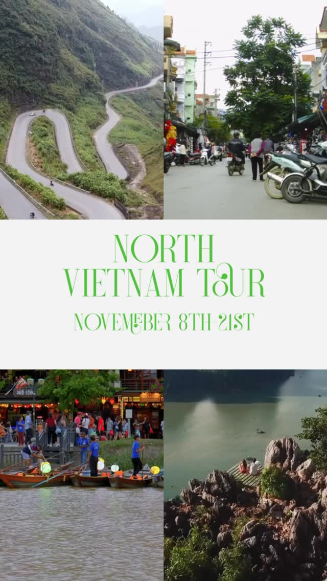14 days. 1 unforgettable journey through Northern Vietnam 🇻🇳
Pack your bags for November 8th–21st! Our Ultimate North Vietnam group tour is open for booking.
What’s included:Navigating the epic Ha Giang Loop, Cruising through limestone karsts around some of Vietnams iconic Islands, Immersive local culture, street food tours and LOTS MORE!
A curated group of like-minded travelers. Transport, food and accommodation included. €1700.
Secure your space today at the link in our bio or DM us for more details 🎒
#vietnamtour #grouptravelplanning #adventuretravel #hagiangloopvietnam #turastales