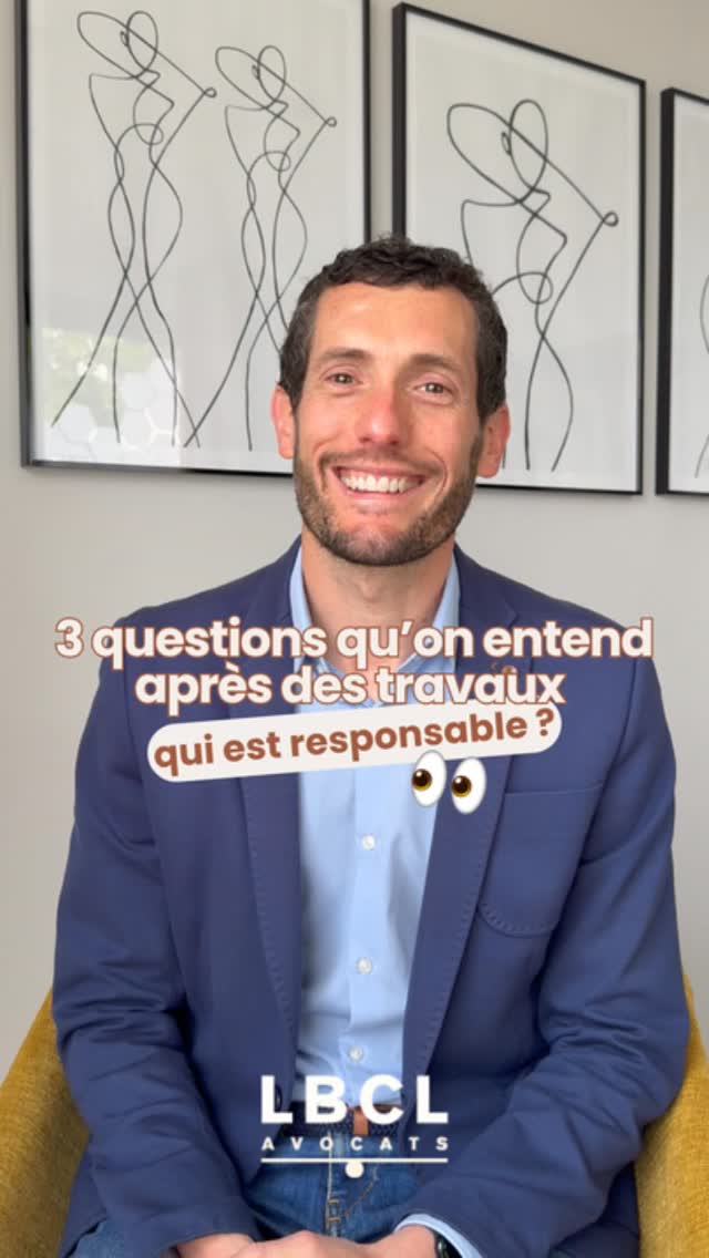 Après des travaux chez vous, qui est responsable ?
Les 3 questions qu’on nous pose souvent 👇🏼
1️⃣ Suis-je responsable en cas de désordre après la vente du bien ?
2️⃣ Mon assurance habitation couvre-t-elle les sinistres liés aux travaux ?
3️⃣ Puis-je être indemnisé des frais engagés lors d’une expertise judiciaire si ma responsabilité n’est finalement pas retenue ?
💡 Et parce que les garanties légales jouent un rôle essentiel en matière de construction et de travaux, nous vous invitons également à découvrir notre précédent réel sur les 3 principales garanties qui vous protègent en cas de problèmes après des travaux réalisés par une entreprise :
https://www.instagram.com/p/DQYy8F3CN36/
📩 Un doute après des travaux ou un litige en cours ? Mieux vaut être accompagné pour sécuriser ses démarches et préserver ses droits.
#travaux #construction #droitimmobilier #expertisejudiciaire #garantiesconstructeur #avocat #lbclavocats #caen #paris #normandie