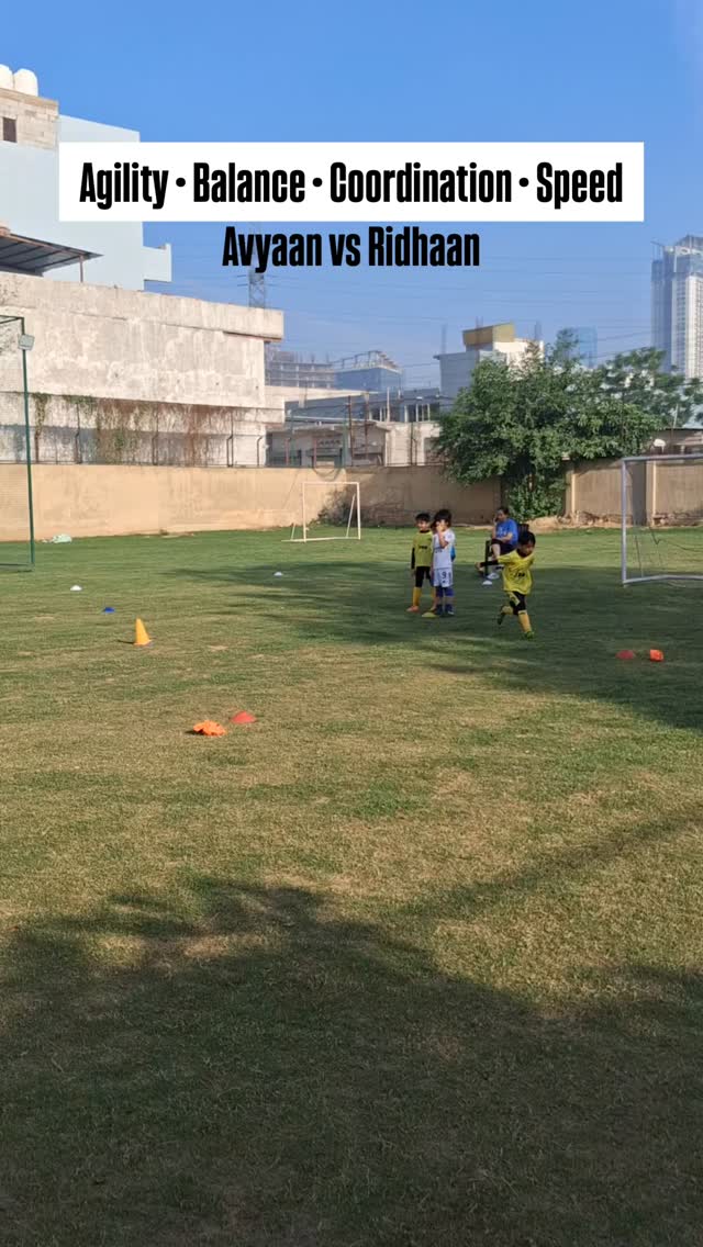 Our Under-8s competing to improve their agility, balance, coordination and speed, at our sector 64 center in Gurgaon.
Video credits: Coach Anand
#footballacademy #gurgaon #summer