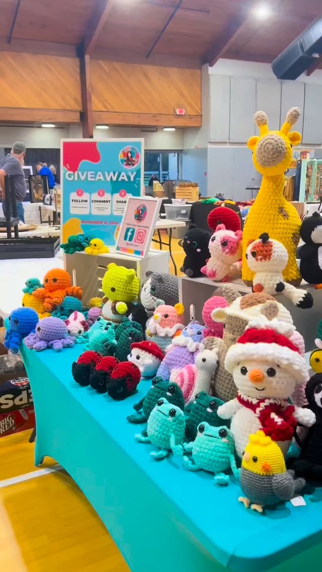 I’ve made so many different plushies over the years, and I honestly love seeing every single one come together. 🧸✨ I definitely have some favorites, but each one has been so fun to make in its own way.
One of my favorite parts of crochet is getting to bring y’all’s custom order ideas to life and watching them slowly come together stitch by stitch.💕
So now I’m curious… if you’ve ever gotten a plushie from me, or even just saw one you fell in love with, which one was it? 👀
#crochet #yarnfusion #handmade #crochetplushies #plushies