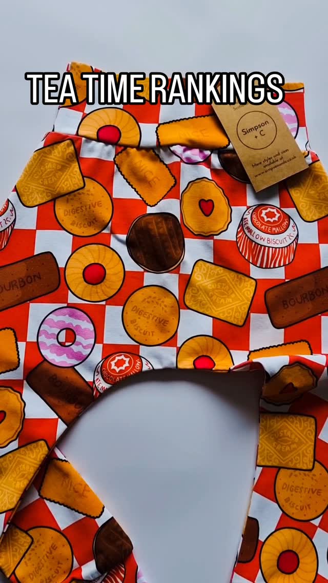 The results are in! ☕🍪
You've voted in the Battle of Tea Time, but who is the star of the biscuit tin? Watch this reel to find out who took the crown.
The full Tea Time collection launches this Sunday at 8pm BST. I have a very limited amount of this great fabric available for the initial release, so make sure to set your alarms – you won't want to wait until the bottom of the barrel for this drop!
Tap the link in my bio to join my mailing list and be the first to hear when the Tea Time collection launches.
#handmadekidsclothes #tunnocks #madeinscotland #slowkidsfashion #biscuitlovers