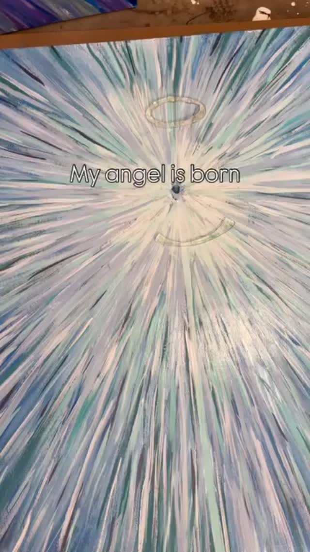 My guardian angel, subtle and powerful #artist #painting #glass #fusedglassart #dcota