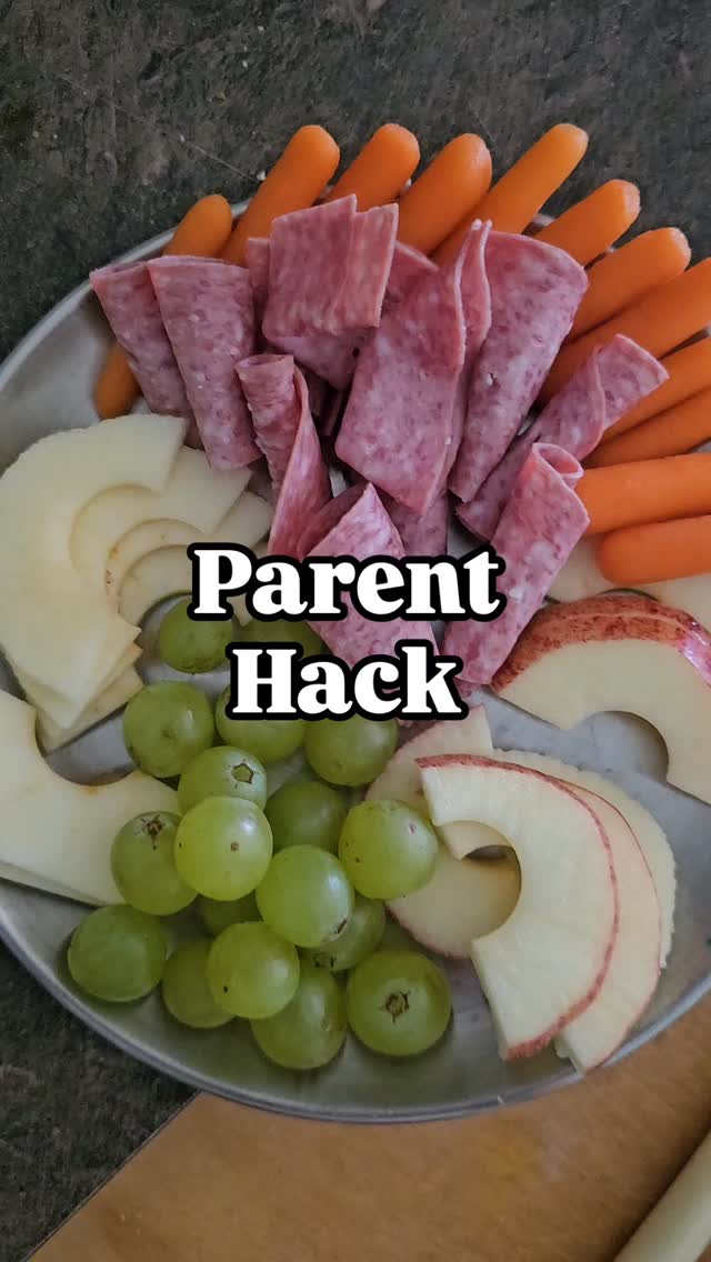 Forget charcuterie boards... around here it's a Snack-cuterie Board. 😆🍓🥨🧀
One of my favorite parent hacks is making a snack-cuterie board or platter for my kids.
We fill it with their favorite snacks, arrange everything in fun little stacks, patterns, and bowls, and sneak in one new food for them to try!
Plus, often my kids love helping make it. They feel like they're on their own cooking show while practicing safe cutting skills, arranging the food, and deciding how to "plate" everything. By the time the board is finished, they're excited to dig in because they helped create it. 😉
I've found they're much more willing to try something new when it's mixed in with foods they already love and presented in a fun way.
Less mealtime battles. More creativity. More independence. More happy snacking. 🙌
What would be on your child's ultimate Snack-cuterie Board? Follow my page for more parenting hacks!
#MomHack #ParentingTips #KidsSnacks #PickyEaterTips #FamilyLife