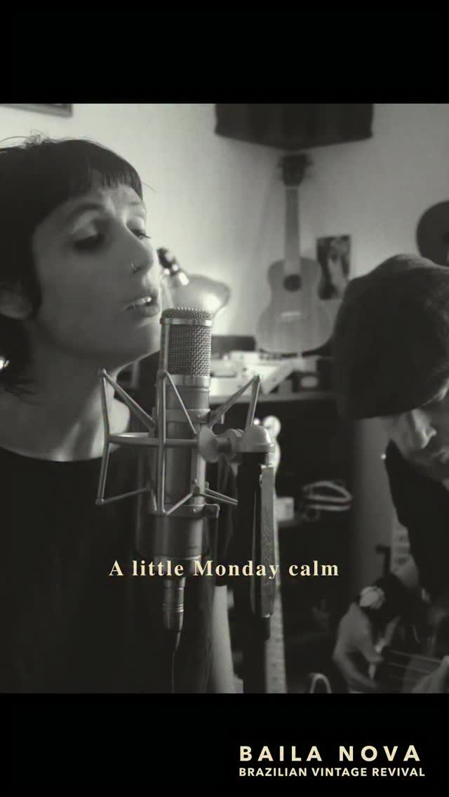 “Fotografia” by Antônio Carlos Jobim and Newton Mendonça. Just bass and vocals from our old home studio in Joshua Tree ❤️