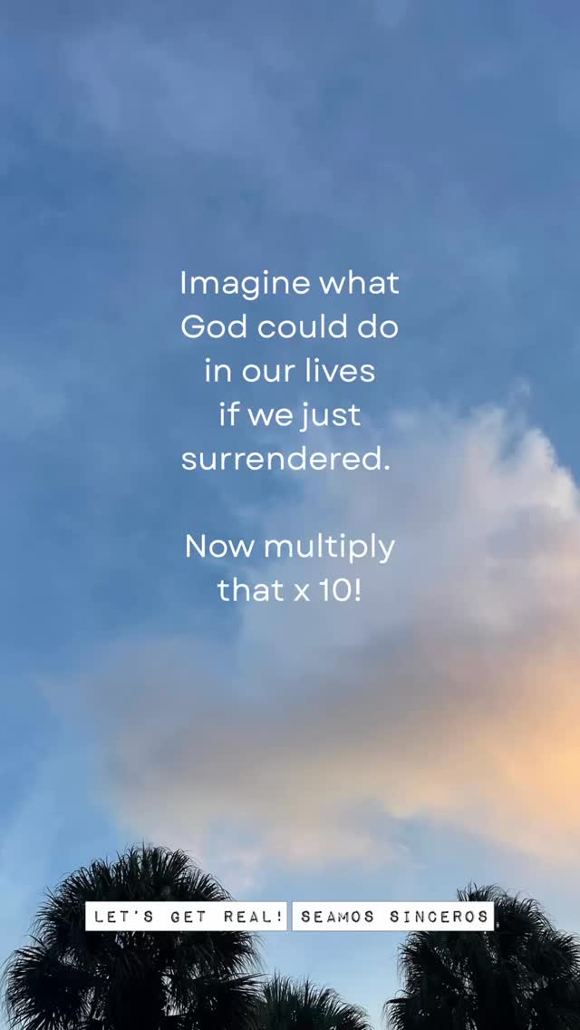 Surrendering is quite a remarkable thing…🙏🏼♥️
