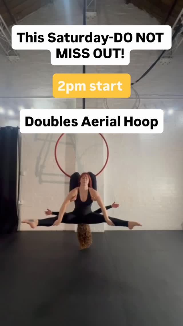 💪 Doubles Aerial Hoop Workshop
🕰️ 2pm-3.30pm
💰£30.25 per person £60.50 per partner
Teachers - Laura and Gita
No hoop experience needed, but you must have pole or aerial experience. Expect cool shapes, shared balance, and a few laughs along the way. Spaces will be limited – tag the partner you’re bringing!
To book
https://www.pole-attack.co.uk/service-page/30th-of-may-doubles-hoop?referral=service_list_widget