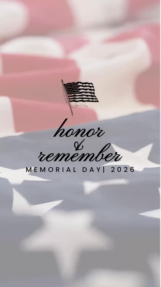 Remembering and honoring the brave men and women who gave everything for our freedom. ❤️🤍💙 #MemorialDay #RememberAndHonor