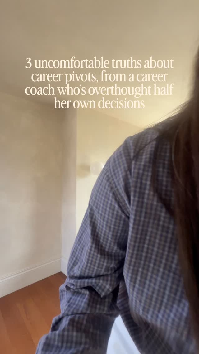 Career pivot truths from a coach who has overthought half of her own decisions:
1. Clarity doesn’t come before the leap. It comes after, every time. Waiting until you know exactly what you’re moving toward is one of the most convincing ways to never move at all.
2. The grief is real. Leaving a career you worked hard to build, even one that no longer fits, involves a loss that nobody prepares you for. Letting yourself feel that is part of the process.
3. The fear doesn’t go away. You just build enough evidence over time that doing it scared is worth it. The women I work with who are on the other side aren’t fearless. They’re just done letting fear make the decisions.
If you’ve been catastrophising every career decision until you’re too paralysed to make any of them, comment CAREER and I’ll send you my Career Clarity Kickstart, so you can get out of your own head and actually move forward👇
#careerpivot #careerchangeforwomen #lifebydesign #careercoachforwomen #pivotpoint