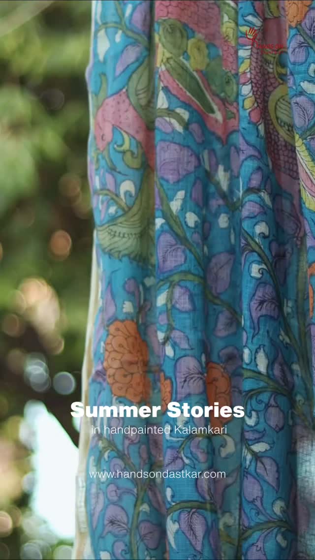 Don't miss out the summer breeze at Hands on Dastkar. We've curated something happy, handmade and exclusively summery.
#vibes #handcrafted #kalamkari #andhrapradesh #handpainted
(indian fashion, summer vibes, summer fashion, ethnic wear, handcrafted, handmade, handpainted, Kalamkari, Andhra Pradesh, indian crafts, make in india, artisanal, luxury, slow fashion)