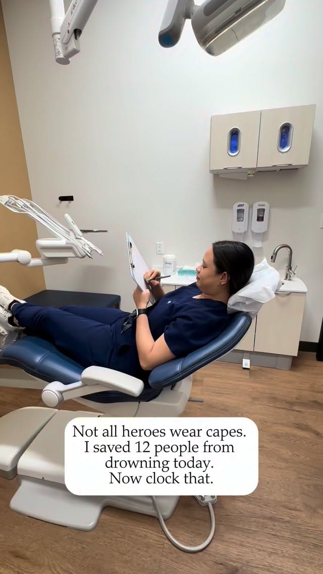 The real MVP of your dental appointment. Part therapist, part lifeguard. 🤓 🦷
Tag a dental assistant that deserves a shoutout ⬇️
#dentalassistant #behindthescenes #dentalhumor #kelownadentist #dentaloffice