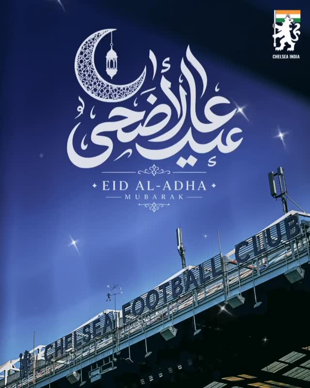 May this Eid bring peace, kindness, and togetherness to all.
Eid al-Adha Mubarak from Chelsea India ๐๐๐
#EidAlAdha #EidMubarak #CFC #ChelseaIndia #IndiasBlueArmy