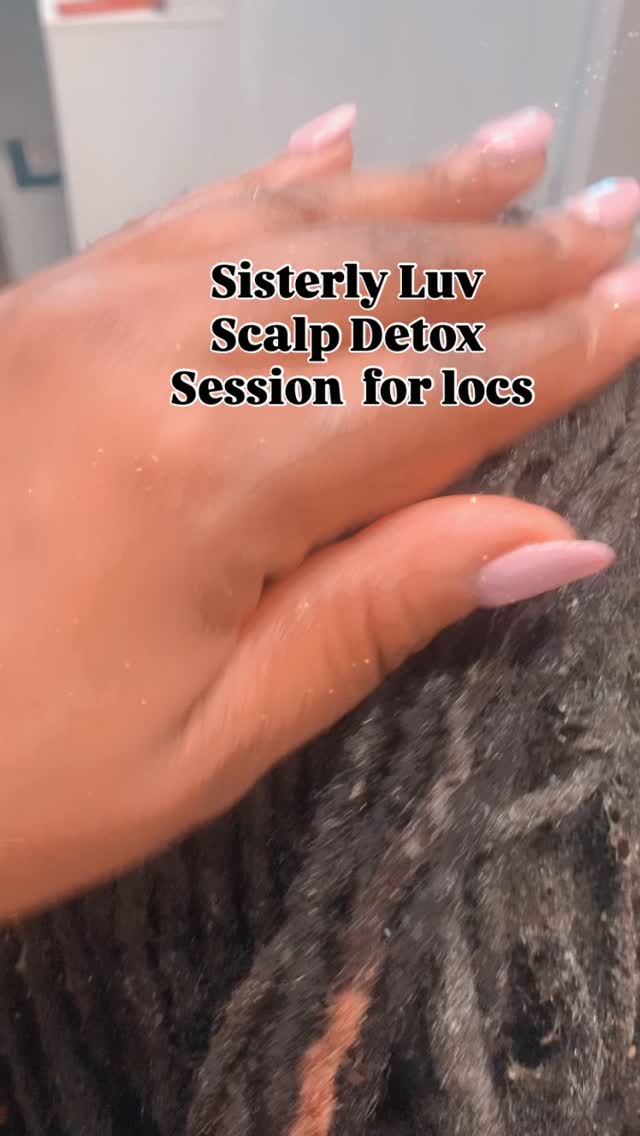 These Locs absolutely needed every bit of this Nourishing detox! We hold so much tension in our scalps and our hair. Especially locs due to the intertwined hair fibers that hold memory and frequency of our lives.#locstylesforwomen #scalpdetox #locdetox