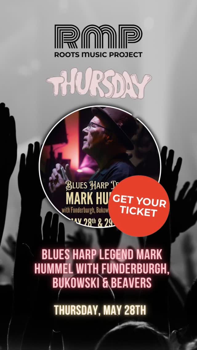 ๐ถ RMP is proud to present Blues Harp Legend Mark Hummel @markhummelmusic ๐ถ
Featuring Anson Funderburgh @ansonfunderburgh and Bukowski and Beavers โ a powerhouse blues lineup ๐ฅ๐ธ
This show is SO BIG that we booked two nights!
Join us TOMORROW Thursday, May 28th for a night of legendary blues and world-class musicianship ๐คโจ
๐ช Doors: 6:30pm
๐ค Show: 7:30pm
๐ Get your tickets at: rmptix.com
.
.
.
#BluesMusic #LiveBlues #HarmonicaBlues #LiveMusicBoulder #RootsMusicProject