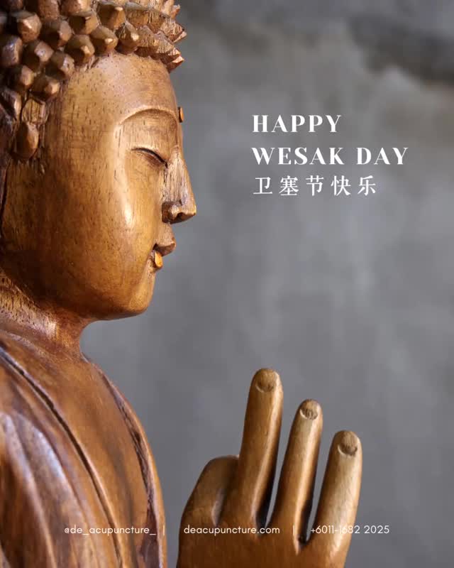 A Peaceful and Joyous Wesak Day to All! 🕊️
May your heart be calm and your spirit be bright. Wishing you nothing but good health and happiness today.
From the team at De Acupuncture X Herbs Centre.
#WesakDay2026 #PeaceOnEarth #BePresent