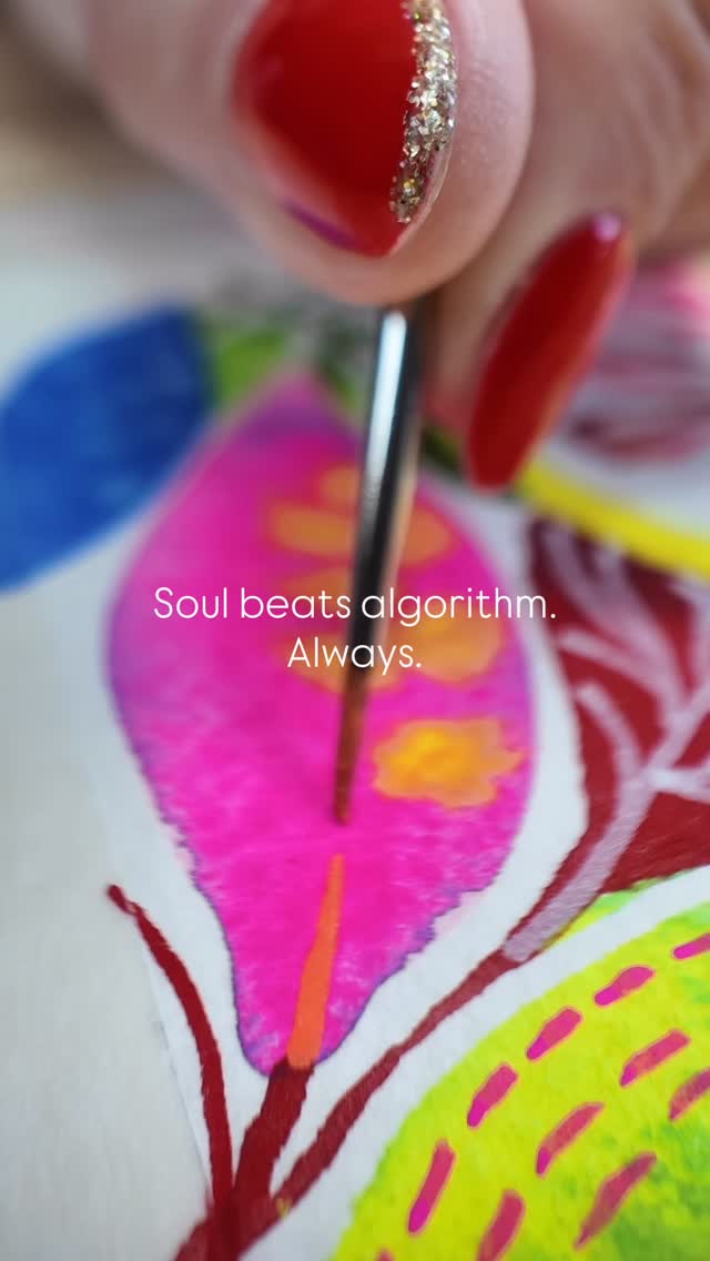 🇬🇧 Nobody ever felt their heart stop in front of a generated image.
AI produces. Art transmits. The difference isn’t technical. It’s human.
This is what a painting carries that no algorithm ever will.
Shop the original : caroline-venencie.fr
🇫🇷 Personne n’a jamais eu le souffle coupé devant une image générée.
L’IA produit. L’art transmet. La différence n’est pas technique. Elle est humaine.
C’est ce qu’une peinture porte qu’aucun algorithme ne portera jamais.
Boutique : caroline-venencie.fr
Watercolor on @archespapers 300g rough paper — painted with @holbeinartistmaterials , @sennelier1887 and @winsorandnewton watercolors — gold leaf by @pebeo_officiel .