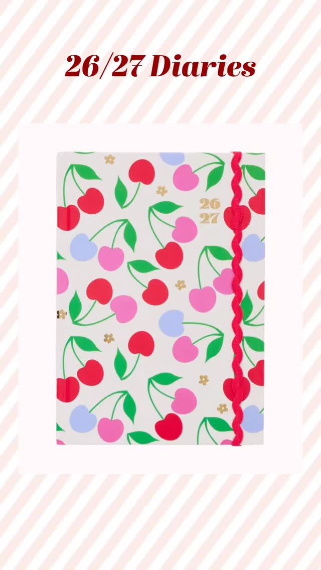 Our latest 2026/2027 diaries we’ve created ✨✨ #stationery #stationeryshop #diaries #fashiondiaries