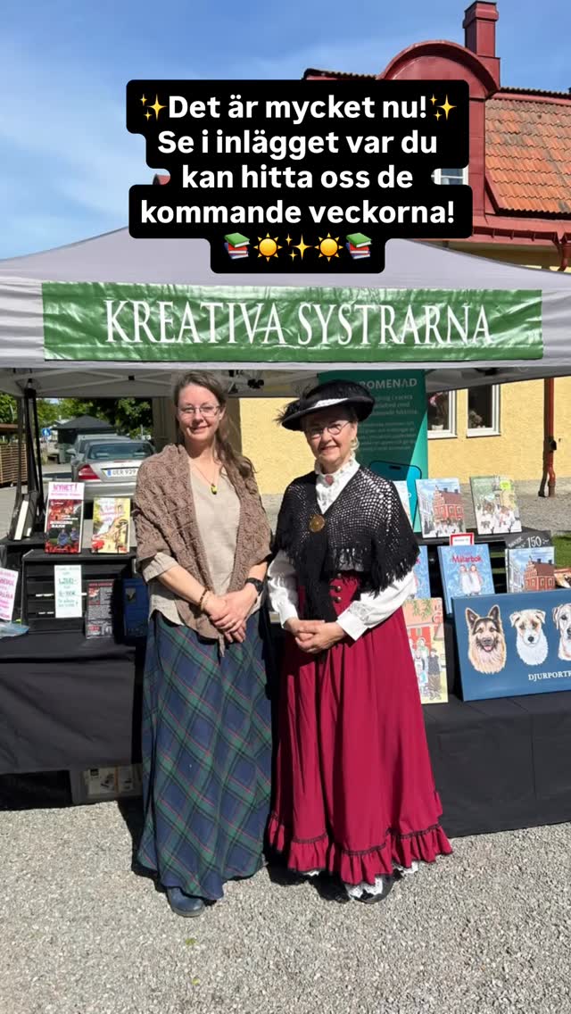 Högsäsong för marknader och vi är med där vi kan!
30/5 lör - Gammaldags marknad, Malmköping
3/6 ons - Gymnasiet 400 år, vid Strängnäs domkyrka
6/6 lör - Hantverksmarknad, Västervikstorget S-näs
13/6 lör - Stor marknad, Trosa
Hoppas vi ses!
#strängnäs #majaibiskopsgården #närdrömmarnaslårin #kreativasystrarna #gularosornasstad