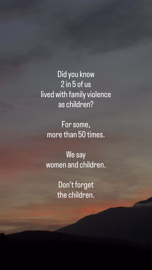 Don’t forget the children.