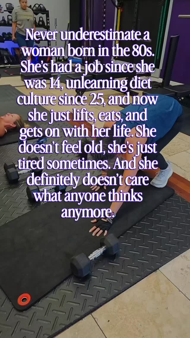 A little love for our 70s and 80s ladies!
Stronger.
Healthier.
More confident.
You've learned to fuel your body, train with purpose, and continue growing at an age when many people believe it's too late.
You're proof that strength has no age limit.
#genx #fitness #funfridays #explorepage #motivation